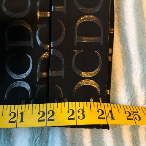 Christian Dior black vintage classic CD Monogram HighWaist Pants Size 15 - Picture 6 of 7